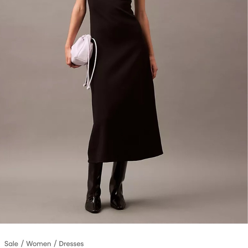 NWT CALVIN KLEIN Scuba Maxi dress